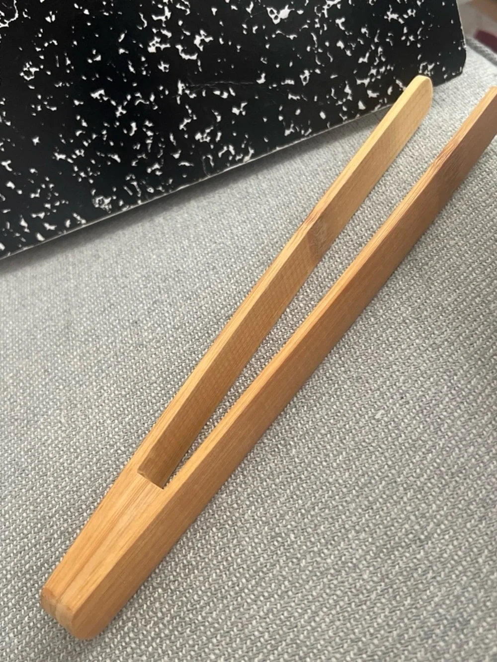 Bamboo Kitchen Tongs - Natural Wood